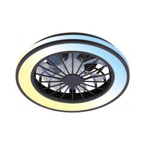 Brilo - LED Stmívat stropní látor VENTURO LED/24W/230V 3000-6500K černá+DO 3970015 obraz