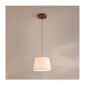 Lustr na lanku AIDA 1xE27/15W/230V pr. 25 cm dub/krémová LM-1.98/DĄB RUSTIK/KREM 250 obraz