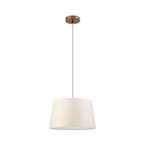 Lustr na lanku AIDA 1xE27/15W/230V pr. 35 cm dub/krémová LM-1.98/DĄB RUSTIK/KREM 350 obraz