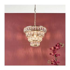 Där Lighting Där Lighting CER0135 - Lustr na řetězu CERYS 1xE27/60W/230V zlatá CER0135 obraz