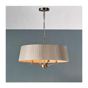 Där Lighting Där Lighting CRI0429 - Lustr na řetězu CRISTIN 4xE14/40W/230V mosaz/taupe CRI0429 obraz