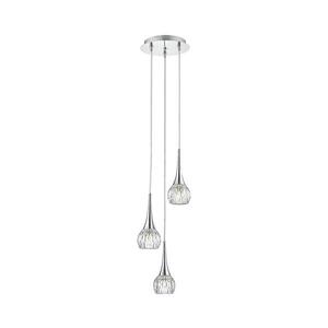 Där Lighting Där Lighting LYA0350 - Lustr na lanku LYALL 3xG9/40W/230V lesklý chrom LYA0350 obraz