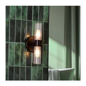 Där Lighting Där Lighting BOL0922 - Koupelnová nástěnná lampa BOLTON 2xG9/5W/230V IP44 černá BOL0922 obraz