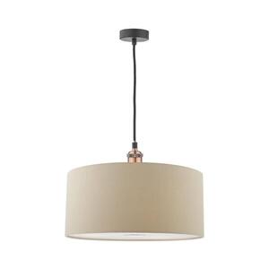 Där Lighting Där Lighting RON6529 - Lustr na lanku RONDA 1xE27/60W/230V černá/béžová RON6529 obraz