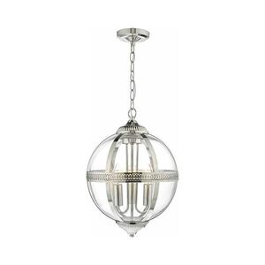 Där Lighting Där Lighting VAN0338 - Lustr na řetězu VANESSA 3xE14/40W/230V lesklý chrom VAN0338 obraz