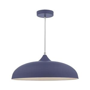 Där Lighting Där Lighting KAE0123 - Lustr na lanku KAELAN 1xE27/60W/230V modrá KAE0123 obraz