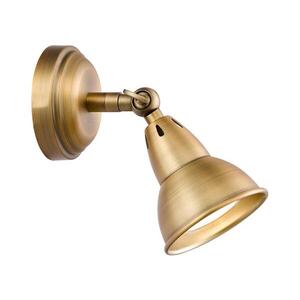 Där Lighting Där Lighting NAT0742 - Nástěnné bodové svítidlo NATHANIEL 1xGU10/11W/230V mosaz NAT0742 obraz