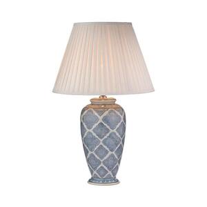 Där Lighting Där Lighting ELY4223 - Stolní lampa ELY 1xE27/60W/230V modrá ELY4223 obraz