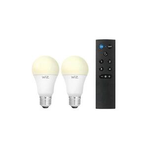 SADA 2x LED Stmívatelná žárovka A60 E27/9W/230V 2700K Wi-Fi + DO - WiZ 4897104950258 obraz
