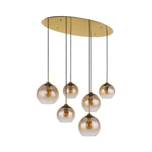Globo 15788-6H - Lustr na lanku JAMESSA 6xE27/60W/230V mosaz 15788-6H obraz