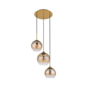 Globo 15788-3H - Lustr na lanku JAMESSA 3xE27/60W/230V mosaz 15788-3H obraz