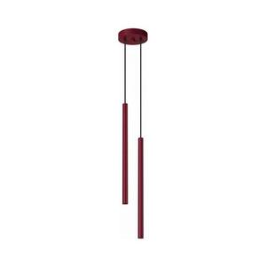 SL.2122 - Lustr na lanku PASTELO 2xG9/8W/230V červená SL.2122 obraz