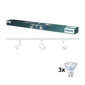 Philips - LED Stm. bodové svítidlo v lišt sys EASYLINK 3xGU10/6, 2W/230V 1m bílá P7612+3xP4914 obraz