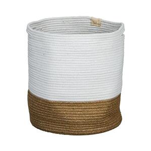 Eglo 426501 - Dekorační koš TOYAMA 40x35 cm bílá/béžová 426501 obraz