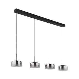 Globo 16024-4 - LED Lustr na lanku BELINDA LED/24W/230V černá/kouřová 16024-4 obraz