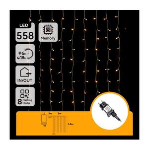 B.V. - LED Venkovní vánoční řetěz 558xLED/6W/230V 3x1, 8m IP44 teplá bílá B10303ABHV obraz