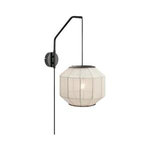 Markslöjd 108957 - Nástěnná lampa ASUKA 1xE27/60W/230V krémová/černá 108957 obraz