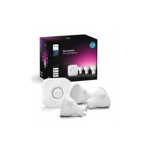 Základní sada Philips Hue WACA 3xGU10/4, 2W/230V 2200-6500K + Hue bridge 8720169372177 obraz