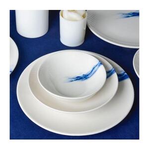 Jídelní sada 18 ks bílá/modrá/porcelán 858CMR1336 obraz