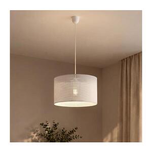 Lustr na lanku SIRJA PLISADO 1xE27/15W/230V pr. 35 cm bílá LM-1.335/BIAŁY obraz