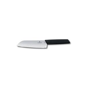 Victorinox - Kuchyňský nůž santoku SWISS MODERN 17 cm černá 6.9053.17KB obraz
