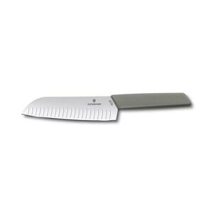 Victorinox - Kuchyňský nůž santoku SWISS MODERN 17 cm zelená 6.9056.17K6B obraz