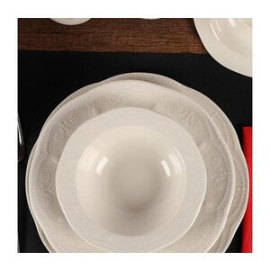 Jídelní sada 24 ks krémová/porcelán 710KTP3806 obraz