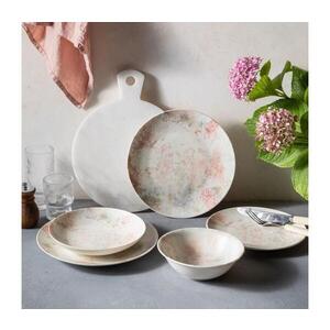 Jídelní sada 24 ks růžová/béžová/porcelán 667PRS1128 obraz