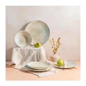 Jídelní sada 24 ks modrá/béžová/porcelán 667PRS1127 obraz