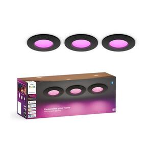 Philips - SADA 3x LED RGBW Stm. koup. podhled. svít. Hue SLIM LED/8, 3W/230V IP44 8721103109293 obraz