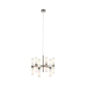 Markslöjd 109154 - Lustr na lanku ELARA 12xE14/40W/230V pr. 60 cm matný chrom 109154 obraz