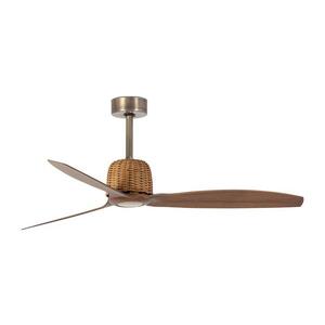FARO Barcelona FARO 33436WT- Stropní látor WEAVER M pr. 128 cm hnědá/mosaz Wi-Fi Tuya + DO 33436T obraz