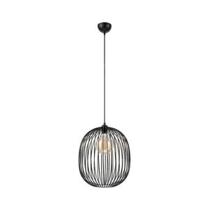 Lustr na lanku DESTELLO 1xE27/15W/230V pr. 33 cm černá LM-1.324/CZARNY obraz