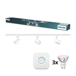 Philips - LED Stm bod svít v lišt sys EASYLINK HUE 3xGU10/4, 7W/230V + Hue bridge P7612+3xP7029+P1408 obraz