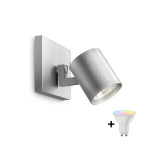 Philips - LED RGBW Stmívatelné bodové svítidlo RUNNER 1xGU10/6, 5W/230V mat chrom M6249+AI0589 obraz