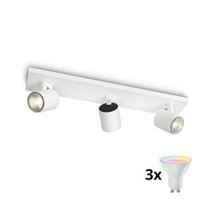 Philips - LED RGBW Stmívatelné bodové svítidlo RUNNER 3xGU10/6, 5W/230V bílá P2483+3xAI0589 obraz