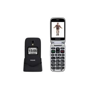 Evolveo - EasyPhone FS vyklápěcí mobilní telefon pro seniory 2.8" černá EP-771-FSB obraz