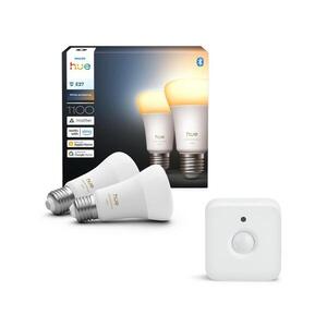 SADA 2x LED Stm. žárovka Philips Hue WHITE AMBIANCE E27/8, 1W/230V+ senzor pohybu P7024+P2374 obraz