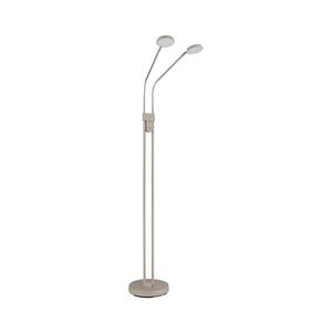 Globo 58504-2SSA-LED Stm Stojací lampa SILVIO 2x6, 5W/230V 2700/3350/4000K béžová 58504-2SSA obraz
