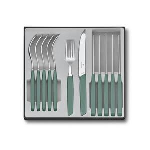 Victorinox - Sada příborů SWISS MODERN 12 ks tyrkysová 6.9096.11W43.12 obraz
