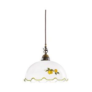 Kolarz 731.30.117 - Lustr na lanku NONNA 1xE27/75W/230V pr. 30 cm citrony 731.30.117 obraz