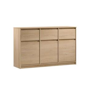 Gala Meble Komoda MIYABI 138x86x40 cm dub cremona S29-K3D3S-CRE obraz