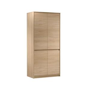 Gala Meble Šatní skříň MIYABI 90x198x52 cm dub cremona S29-S4D-CRE obraz