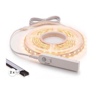 SmartLED SADA 1x LED Pásek se senzorem FLEX LED/3, 6W/4xAA 2 m + 2x vestavný profil 1 m 2xSD0029+1xP227986 obraz