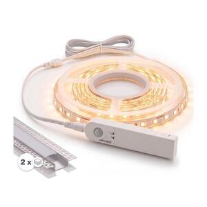 SmartLED SADA 1x LED Pásek se senzorem FLEX LED/3, 6W/4xAA 2 m + 2x vestavný profil 1 m 2xSD0106+1xP227986 obraz