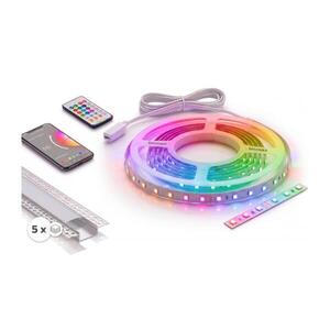SmartLED SADA 1x LED RGBW Pásek NEO LITE LED/24W/230V 5 m IP65 Wi-Fi + 5x profil 1 m + DO 5xSD0106+1xIM0834 obraz
