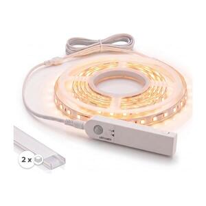 SmartLED SADA 1x LED Pásek se senzorem FLEX LED/3, 6W/4xAA 2 m + 2x vestavný profil 1 m 2xSD0103+1xP227986 obraz