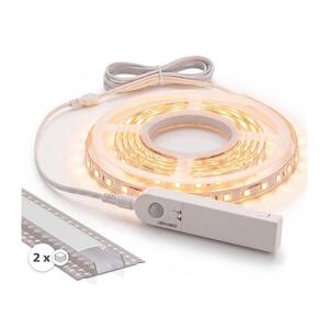 SmartLED SADA 1x LED Pásek se senzorem FLEX LED/3, 6W/4xAA 2 m + 2x vestavný profil 1 m 2xSD0107+1xP227986 obraz