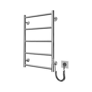 Mario-Radiators Koupelnový žebříkový radiátor CLASSIC 65W/230V 66x42 cm nerez/lesklý chrom pravá 2.3.0700.10.P obraz