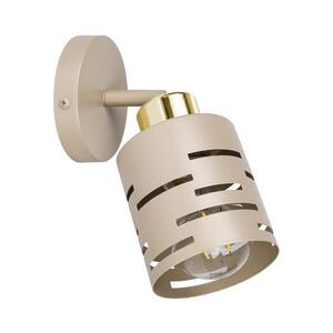 Nástěnné bodové svítidlo ELEN 1xE27/35W/230V béžová/zlatá ELEN WALL LIGHT BEIGE obraz
